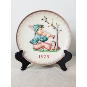 Hummel 9th Annual Plate 1979 Goebel Hand Painted Hum 272 West Germany Vintage